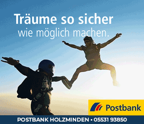 Werbeanzeige https://commercial.meine-onlinezeitung.de/images/Holzminden/Premium/postbank_premium_0723.gif#joomlaImage://local-images/Holzminden/Premium/postbank_premium_0723.gif?width=295&height=255